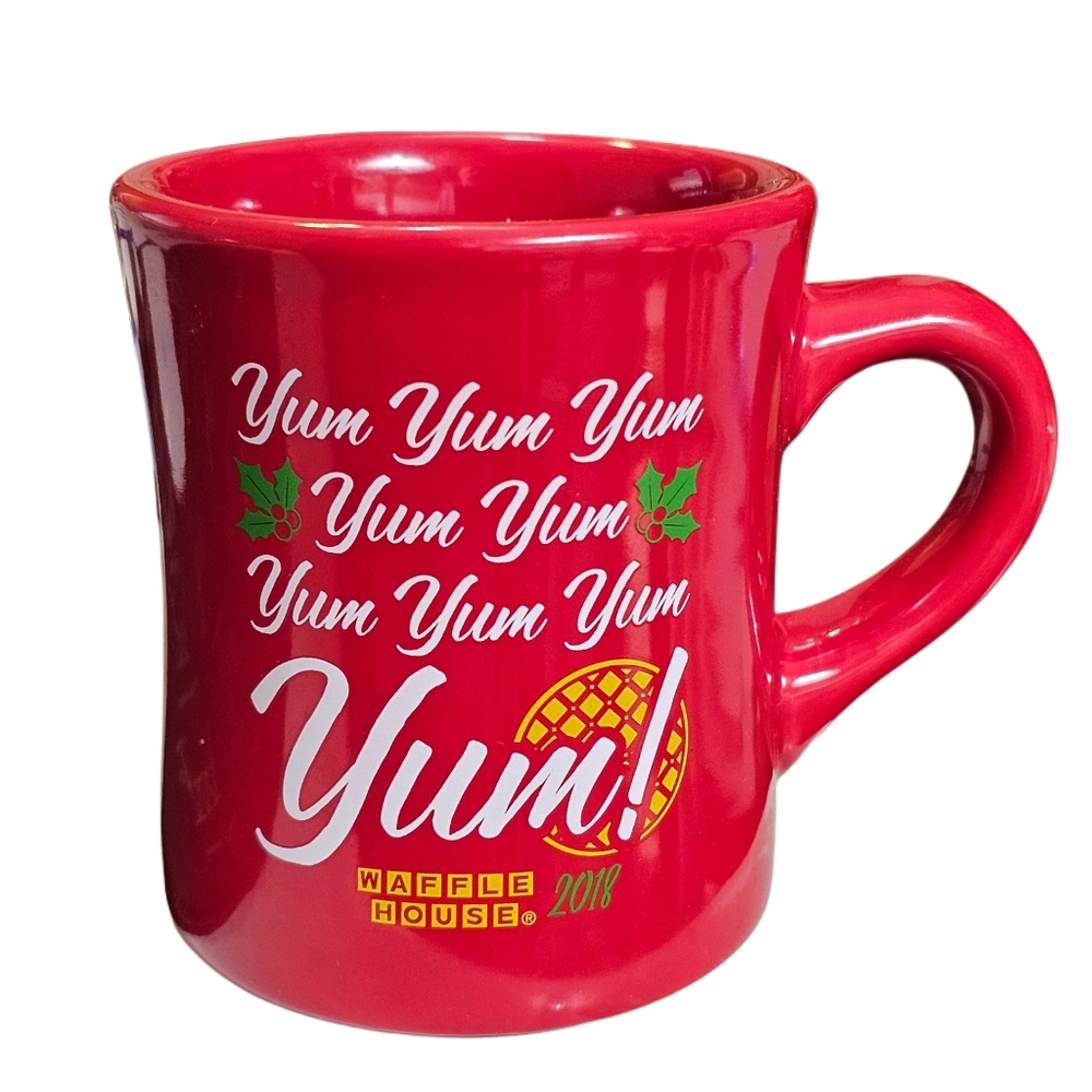 2018 Waffle House Holiday Mug Breakfast Cup Yum Tis The Season To Eat Waffles